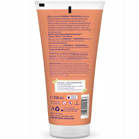 DRESDNER ESSENZ BALSAM DO CIAŁA UNISEX WIT. C STYMULUJE PRODUKCJE KOLAGENU
