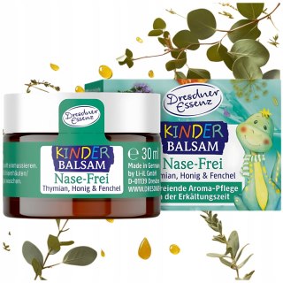 DRESDNER ESSENZ BALSAM NA KATAR PRZEZIĘBIENIE ZATKANE NOSKI DLA DZIECI 3+