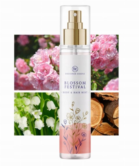 DRESDNER ESSENZ MGIEŁKA DO CIAŁA I WŁOSÓW KWIATOWA ELEGANCJA WAKACJE 150ml
