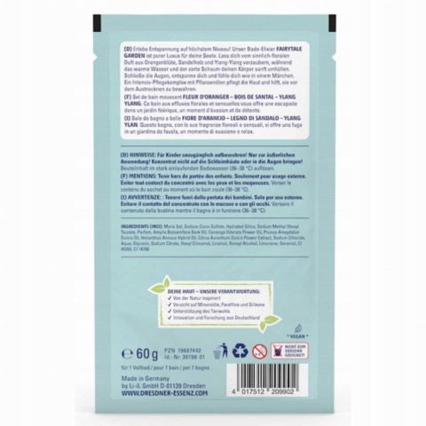 DRESDNER ESSENZ Sól Do Kąpieli BAJKOWY OGRÓD Odprężająca Relaks WEGAN 80g