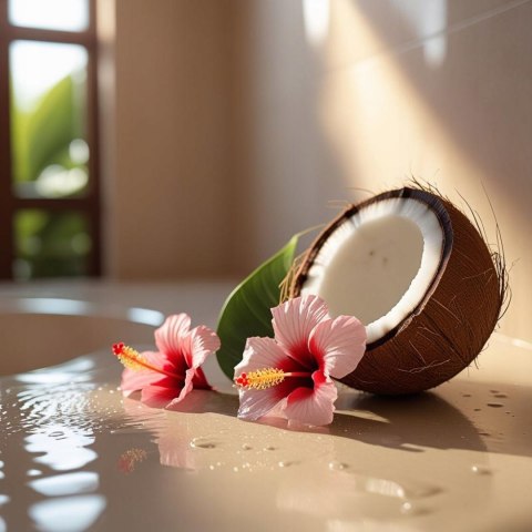 DRESDNER ESSENZ Sól Kąpieli TROPICAL BREEZE Relaks KOKOS WEGAN 60g