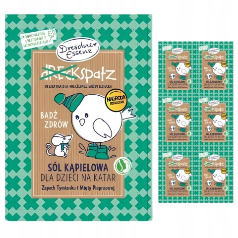 Dresdner ESSENZ Sól Do Kąpieli x6 DZIECI Na Katar gile Przeziębienie 3+