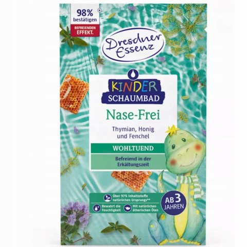 Dresdner Essenz Płyn Do Kąpieli DZIECI Na Katar Przeziębienie 40ml