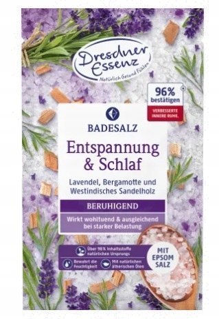 Dresdner Essenz Sól Epsom Do Kąpieli Na Dobry Sen Relaksująca
