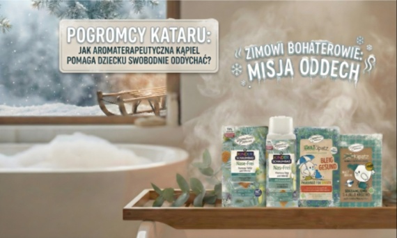 Pogromcy kataru: Jak aromaterapeutyczna kąpiel pomaga dziecku swobodnie oddychać?